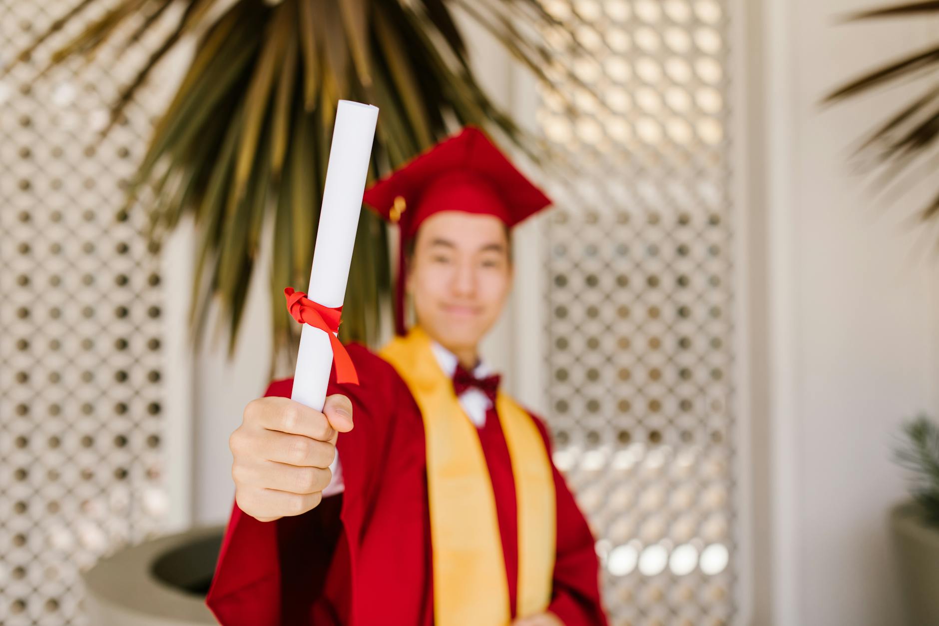 Rust powers eric park's graduation cap